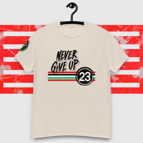 Jaque Filis T-Shirt “Never Give Up”