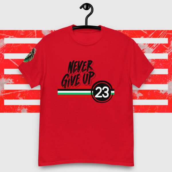 Jaque Filis T-Shirt “Never Give Up”