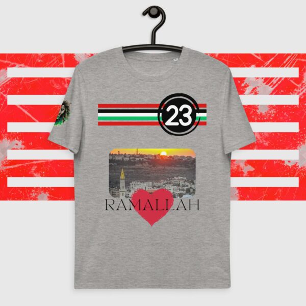 Jaque Filis Unisex-Bio-Baumwoll-T-Shirt “Ramallah”